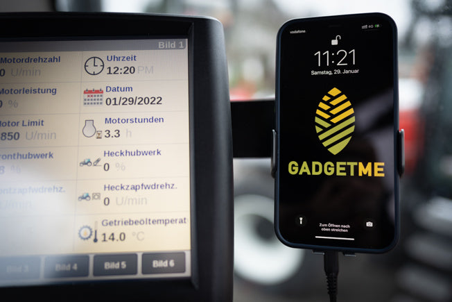 Gadgetme Handyhalterung mit Wireless Ladefunktion passend für Case